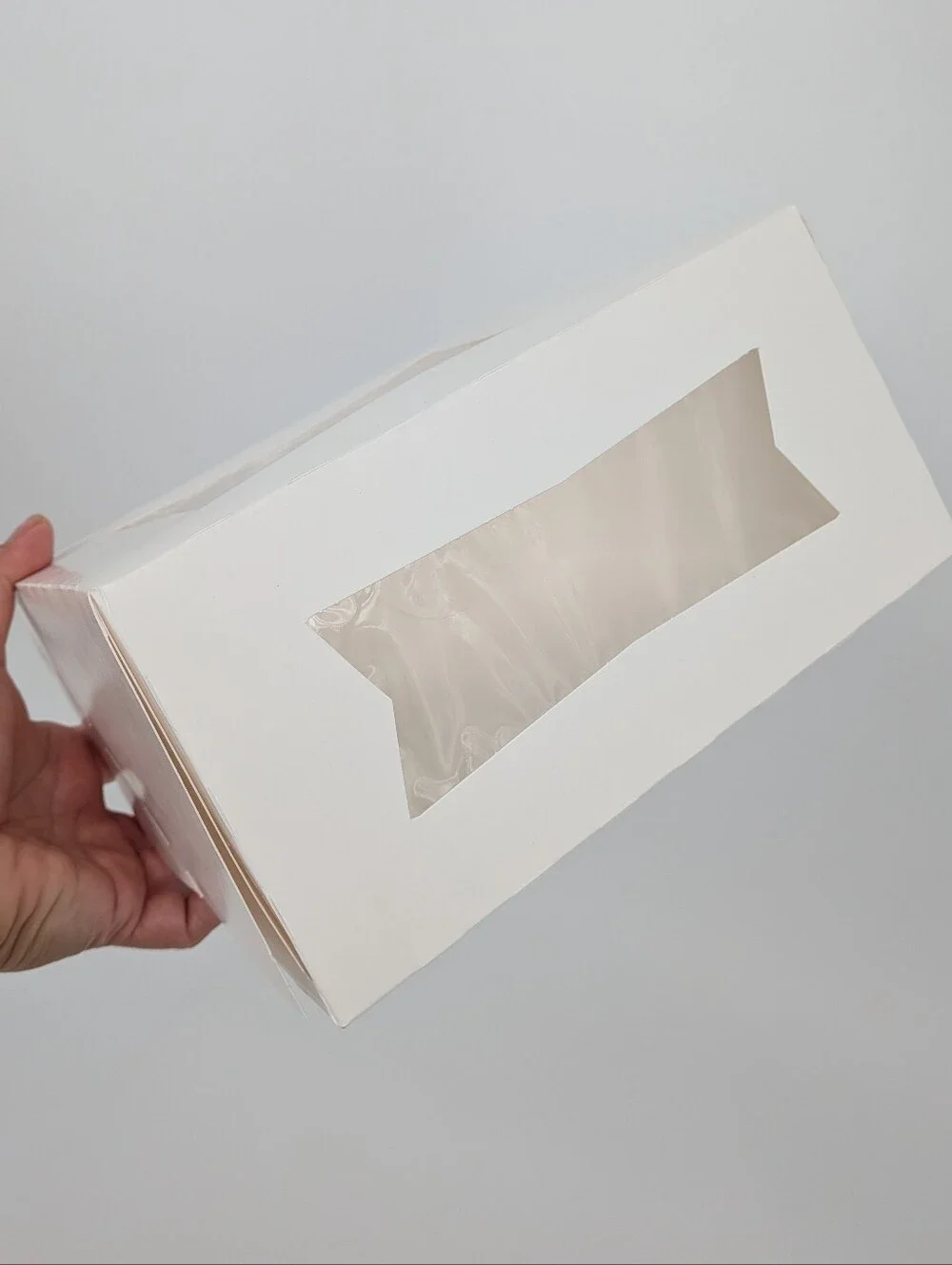 25 Cake Dessert Cookies Pie Boxes With Window White
